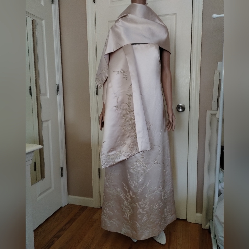 Kay Ugner Chic Strapless Ivory Dress 10